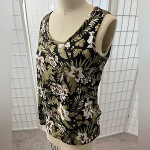 Morgan Taylor Studio 100% Silk Floral Top | Size: 4